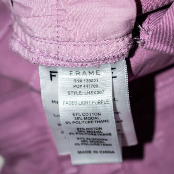 FRAME Denim Le High Skinny Jeans Purple Size 25 - Picture 7 of 12